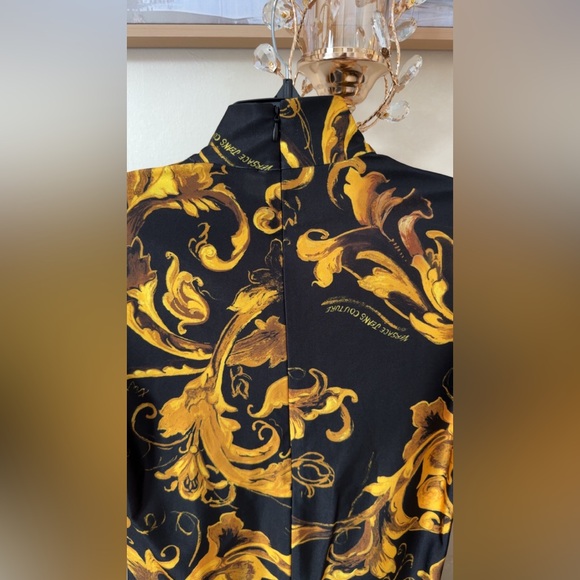 VERSACE JEANS COUTURE
Black & Gold Barocco Porcelain Jumpsuit✨✨ - Picture 11 of 13